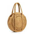 Paws & Crafts Premium Braided Round Jute Handbag