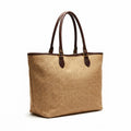 Paws & Crafts Signature Leather-Trim Jute Tote