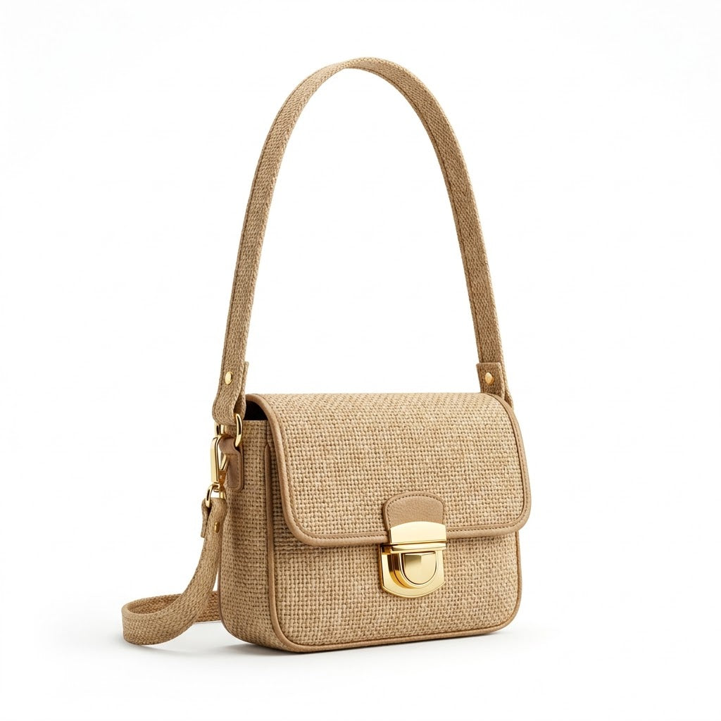 Paws & Crafts Luxe Jute Crossbody Sling