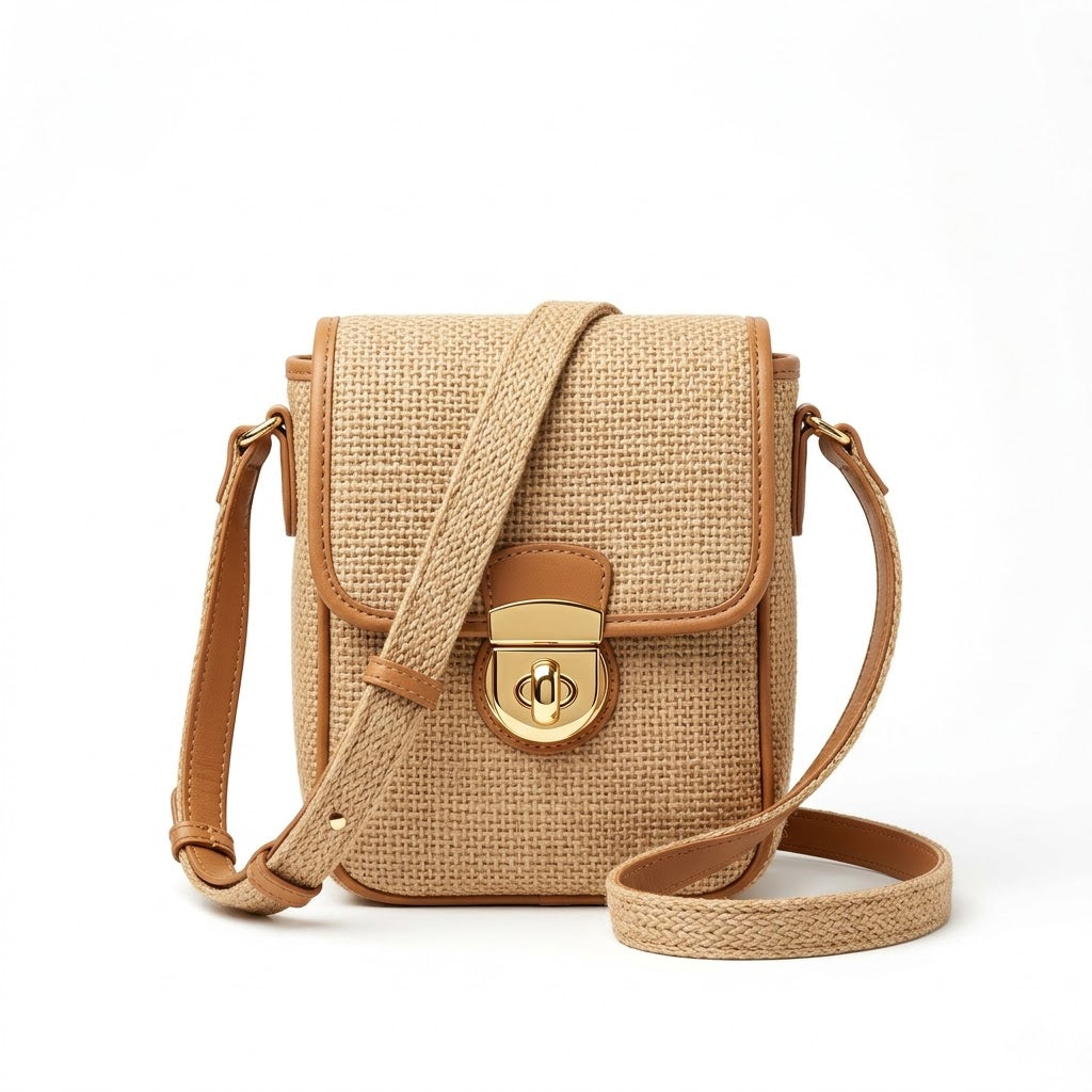 Paws & Crafts Luxe Jute Crossbody Sling